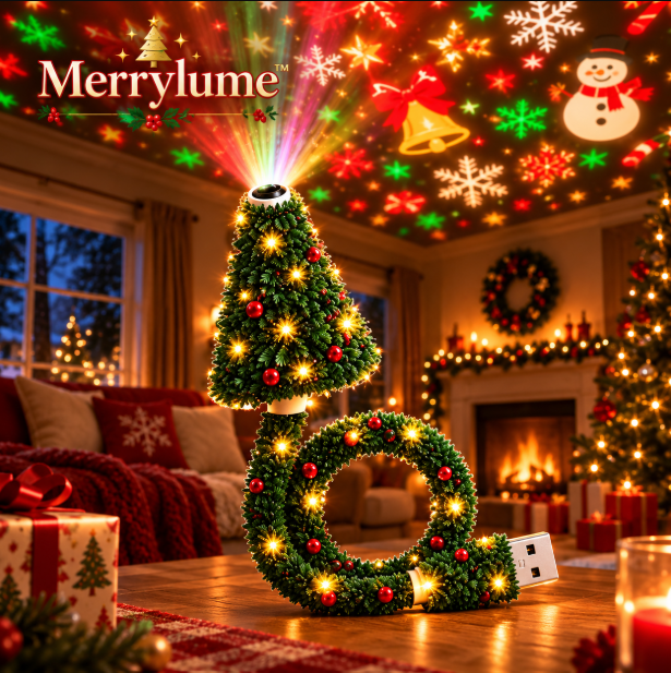Merrylume– Christmas Magic Projector 🎄✨