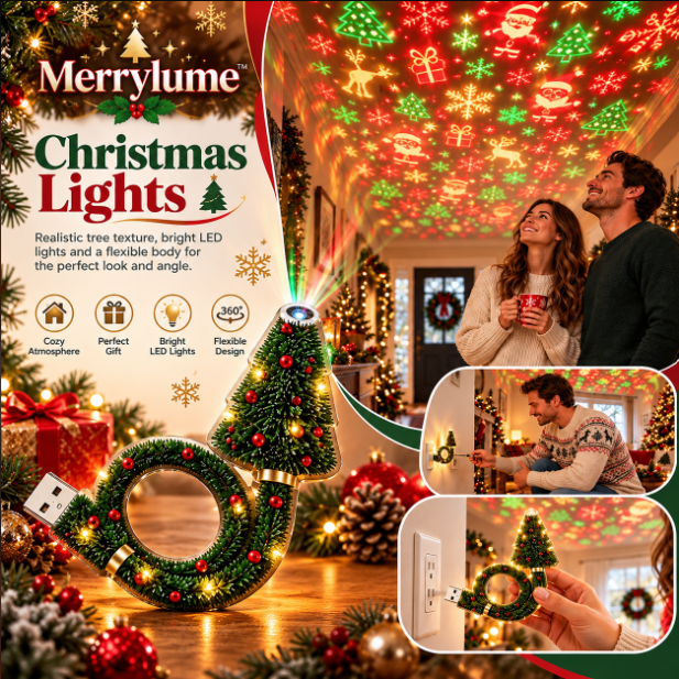 Merrylume– Christmas Magic Projector 🎄✨