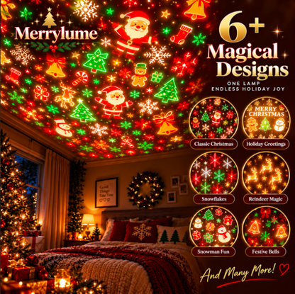 Merrylume– Christmas Magic Projector 🎄✨
